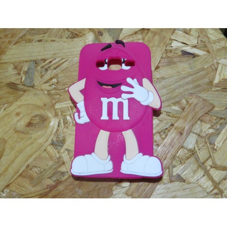 Capa 3D M&M'S Rosa Samsung Galaxy Core Prime / G360T