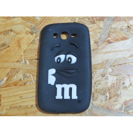 Capa 3D M&M'S Preto Samsung Galaxy Grand Neo I9080 / I9060