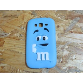 Capa 3D M&M'S Azul Samsung Galaxy Grand Neo I9080 / I9060