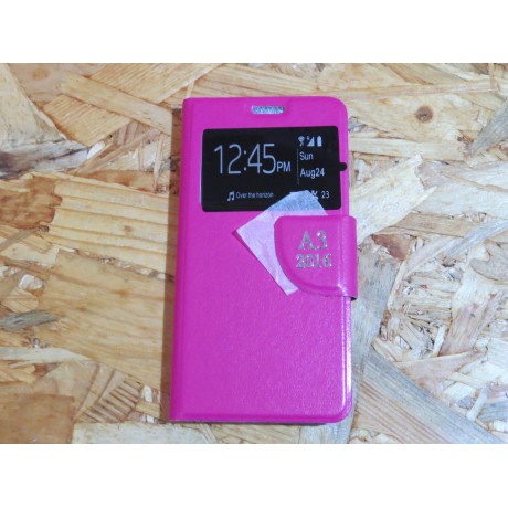 Capa Flip Cover Rosa Samsung Galaxy A3 / A310