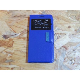 Capa Flip Cover Azul Samsung Galaxy A3 / A310