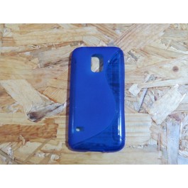 Capa Silicone Azul Samsung Galaxy S5 Mini / G800