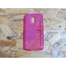 Capa Silicone Rosa Samsung Galaxy S5 Mini / G800