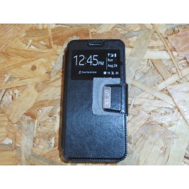 Flip Cover Preto Alcatel 1X / 5059I / 5059D