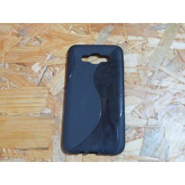 Capa Silicone Preta Samsung Galaxy E7 / E700