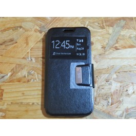 Capa Flip Cover Preta Samsung Galaxy S6 / G920