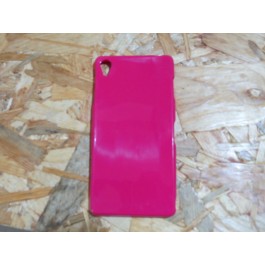 Capa Silicone Rosa Sony Xperia Z3 / D6603