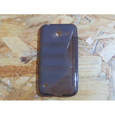 Capa Silicone Preta Huawei Ascend Y550 LTE