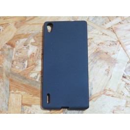 Capa Silicone Preta Huawei P7 / P7-L02