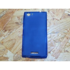 Capa Silicone Azul Wiko Ridge Fab 4G