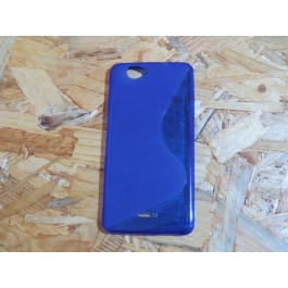 Capa Silicone Azul Wiko Getaway