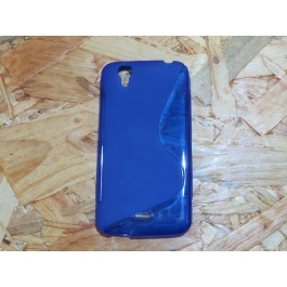 Capa Silicone Azul Wiko Birdy 4G