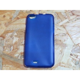 Capa Silicone Azul Wiko Lenny