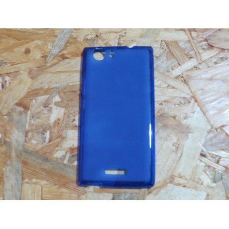Capa Silicone Azul Wiko Ridge 4G