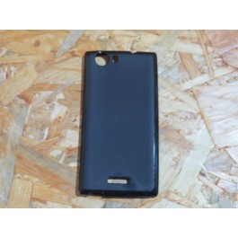 Capa Silicone Preta Wiko Ridge 4G