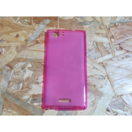 Capa Silicone Rosa Wiko Ridge 4G