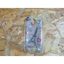 Capa Silicone Paris Vodafone Smart 4 Turbo / 889N