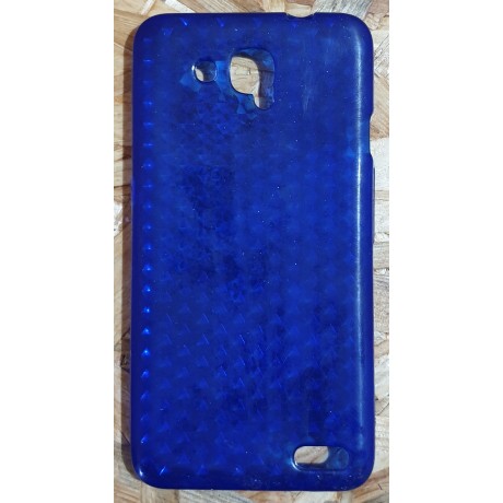 Capa Silicone Azul Alcatel One Touch Idol S / OT-6034