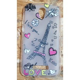 Capa Silicone Paris Vodafone Smart 4 Power / 985N