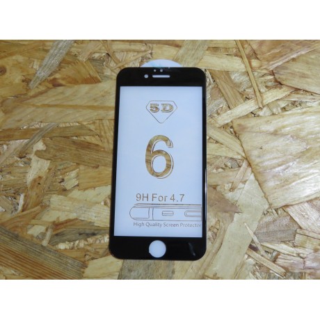 Pelicula de Vidro 5D Preta Iphone 6G / 6S