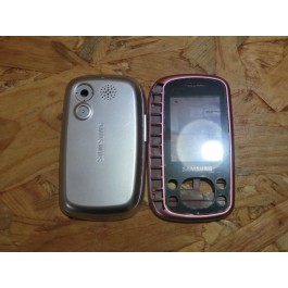 Capa Completa Rosa e Cinza Samsung B3310