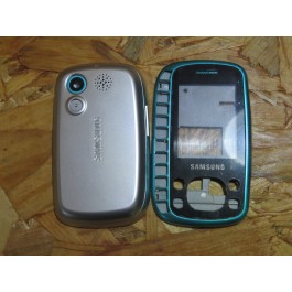 Capa Completa Azul e Cinza Samsung B3310