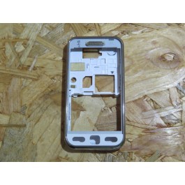Capa Frontal e C/ Frame Branca Samsung S5230