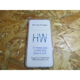 Capa Silicone Transparente 360 Huawei Y7 2018