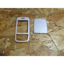 Capa Frontal & Tampa de Bateria Branca Samsung E250