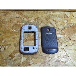 Capa Completa S/ Teclado Preta Samsung S5570