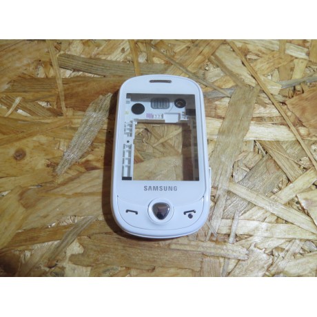 Capa Frontal & Middle Cover C/ Teclado Branca Samsung C3510