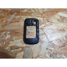 Capa Middle Cover Preta Samsung S3850