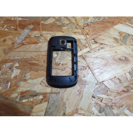 Capa Middle Cover Preta Samsung S3850