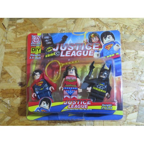 Justice League 3 Pack Figures