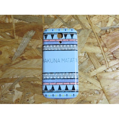 Capa Tampa Traseira Efeitos Azul, Branco e Rosa Samsung S4 Mini / I9195