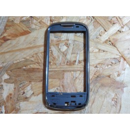 Capa Frontal Cinza Metal Samsung S5560