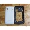 Capa Middle Cover & Tampa de Bateria Branca Samsung S5830