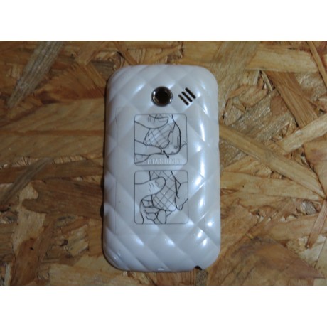 Capa Tampa de Bateria Branca Samsung S7070