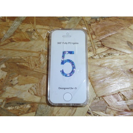 Capa Silicone Transparente 360 IPhone 5 / 5S / 5C / SE