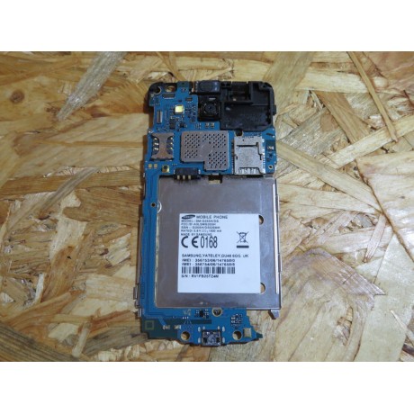 Motherboard & Proteção de Bateria & Buzzer & Camera Traseira Samsung SM-G355H/DS Usada