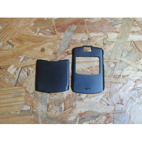 Tampa Frontal & Tampa de Bateria Preta Motorola V3 Compativel