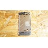 Middle Cover Cinza Metal Iphone 4