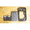 Capa Middle Cover & Tampa de Bateria C/ Teclado Preta Blackberry Curve 8530