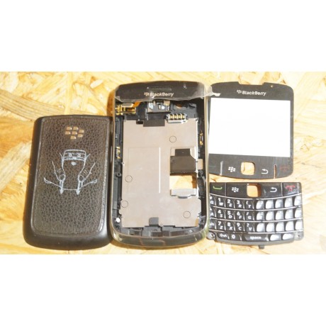 Capa Completa C/ Teclado Preta BlackBerry 9700