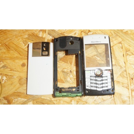 Capa Completa C/ Teclado Cinzenta Blackberry 8100 Compativel