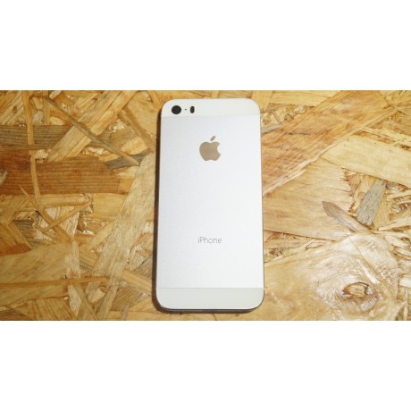 Capa Completa S/ Flexs Cinza Metal / Branco Iphone 5S