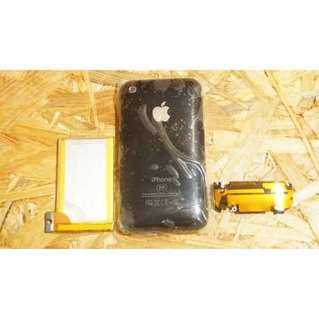 Capa Completa C/ Bateria & Flex Preta Iphone 3G 8Gb