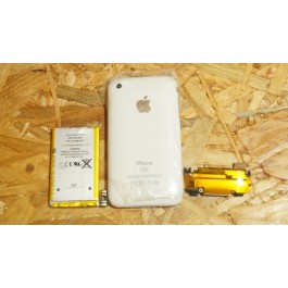 Capa Completa C/ Bateria & Flex Branca Iphone 3G 16Gb