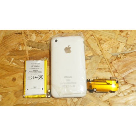 Capa Completa C/ Bateria & Flex Branca Iphone 3G 16Gb