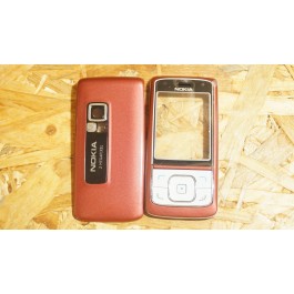 Capa Frontal e Tampa de Bateria Vermelha Nokia 6288